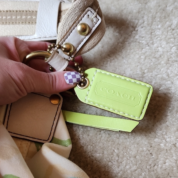 Coach Y2K AMAZING Condition Pink and Green Crescent Shoulder Bag - Picture 4 of 10